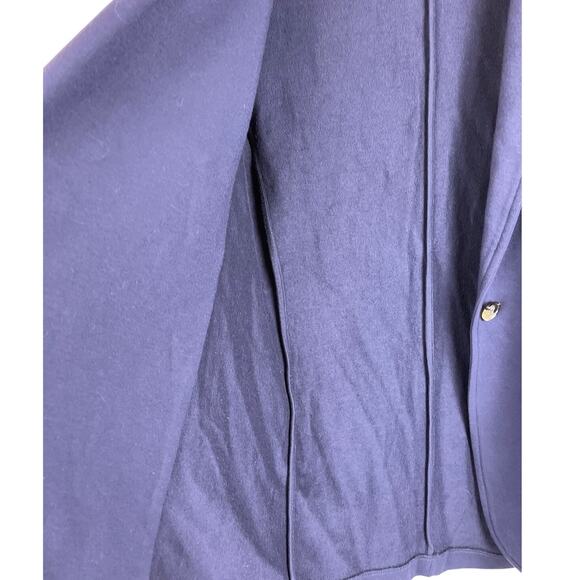 Theory 3/4 Sleeve Buttery Soft Modal Navy Single Button Blazer Size‎ Small - Picture 8 of 10